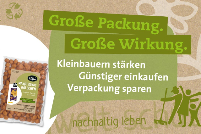 Große Packung. Große Wirkung.