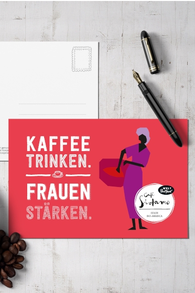 Postkarten der Fair Trade Genossenschaft WeltPartner 