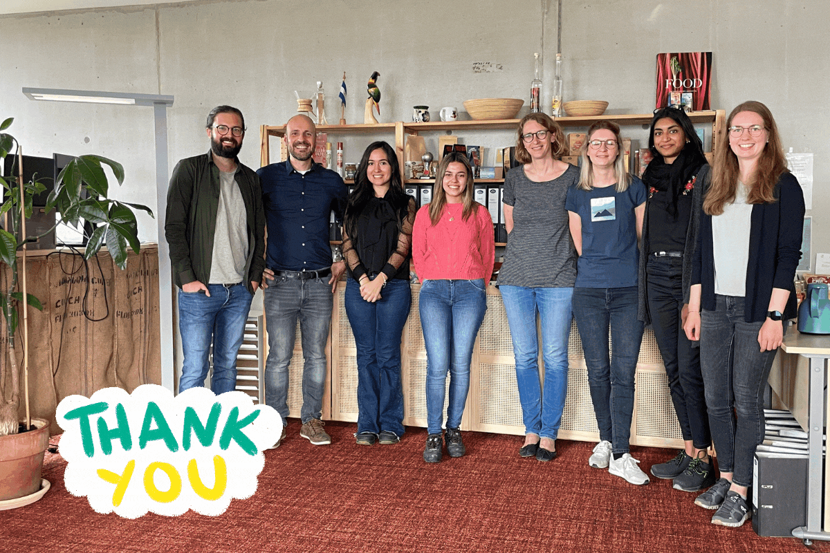Freude im WeltPartner Einkaufs-Team über die Verstärkung von Manduvira
