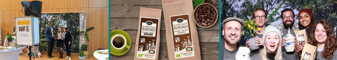 Burundi Foto Kampagne in Aktion mit WeltPartner Kaffee